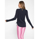 Koral Trade Crepe Long Sleeve Top | Black