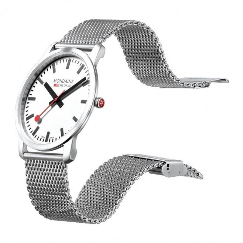 Mondaine Simply Elegant 40 mm Watch | St. Steel Polished