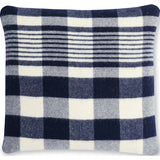 Faribault Plaid Pillowcase | Navy/Natural 19089 20x20