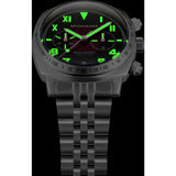 Spinnaker Hull Japan Quartz California Chronograph Watch | Oxblood / Stainless Steel / Red / Stainless Steel