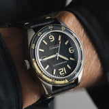 Spinnaker Fleuss Japan Automatic 3 Hands Watch | Sand Grey / Stainless Steel / Grey / Black