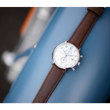 Armogan Regalia S-88 Chronograph Watch | Silvered White