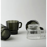HMM W Glass Mug | Black