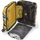 Crash Baggage Icon Pattern Trolley Suitcase | Tiger Camo 
