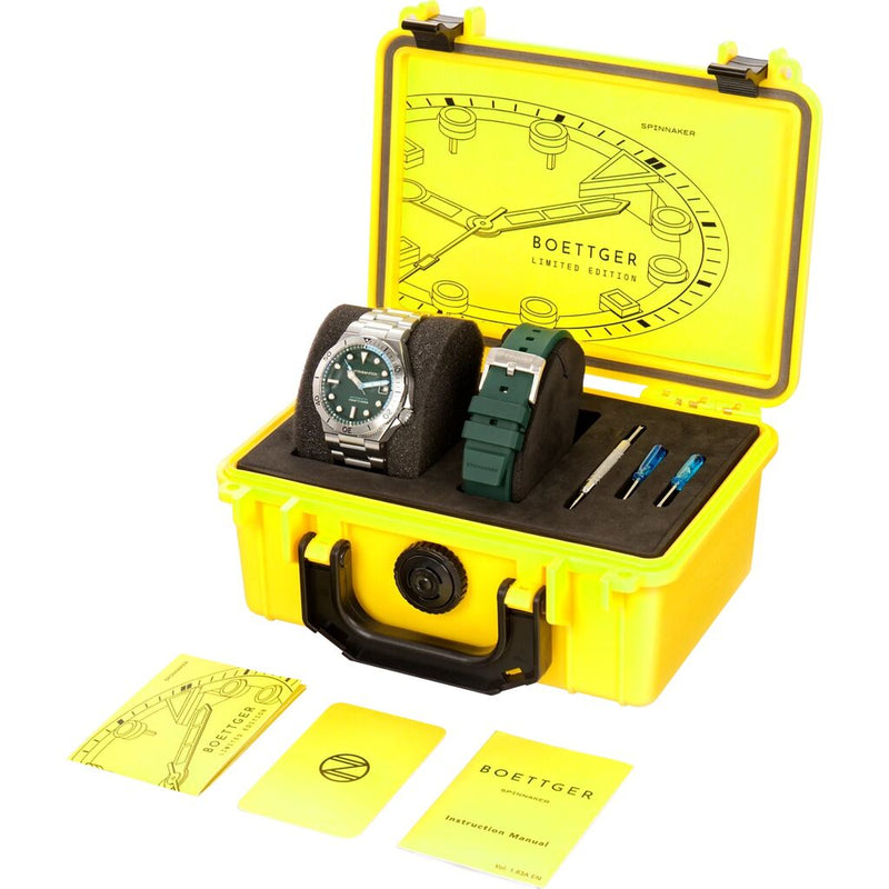 Spinnaker Boetteger Automatic Watch | Forest Shadow