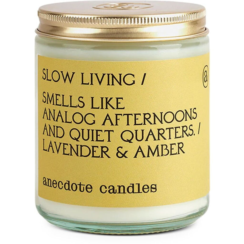 Anecdote Candles Slow Living Glass Jar Candle | 7.8oz