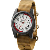 Bertucci A-3P Optic White Watch | Optic White Dial | Bertucci Khaki Nylon Band
