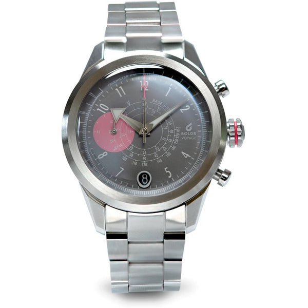 BOLDR PFP Voyage Wristwatch | Snail-Dial Design with Pink Accent Sub-Dial