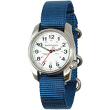 Bertucci A-1S Field Watch | White Dial/Mariner Blue Nylon Band