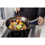 Sardel Carbon Lightweight Steel Skillet | Retains Heat for the Perfect Sear