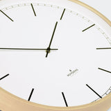 Huygens Wood35 Wall Clock | White