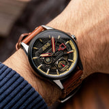 AVI-8 Watch Hawker Harrier Farley Multifunction | Genuine Leather Strap