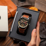 AVI-8 Watch Hawker Harrier Farley Multifunction | Genuine Leather Strap