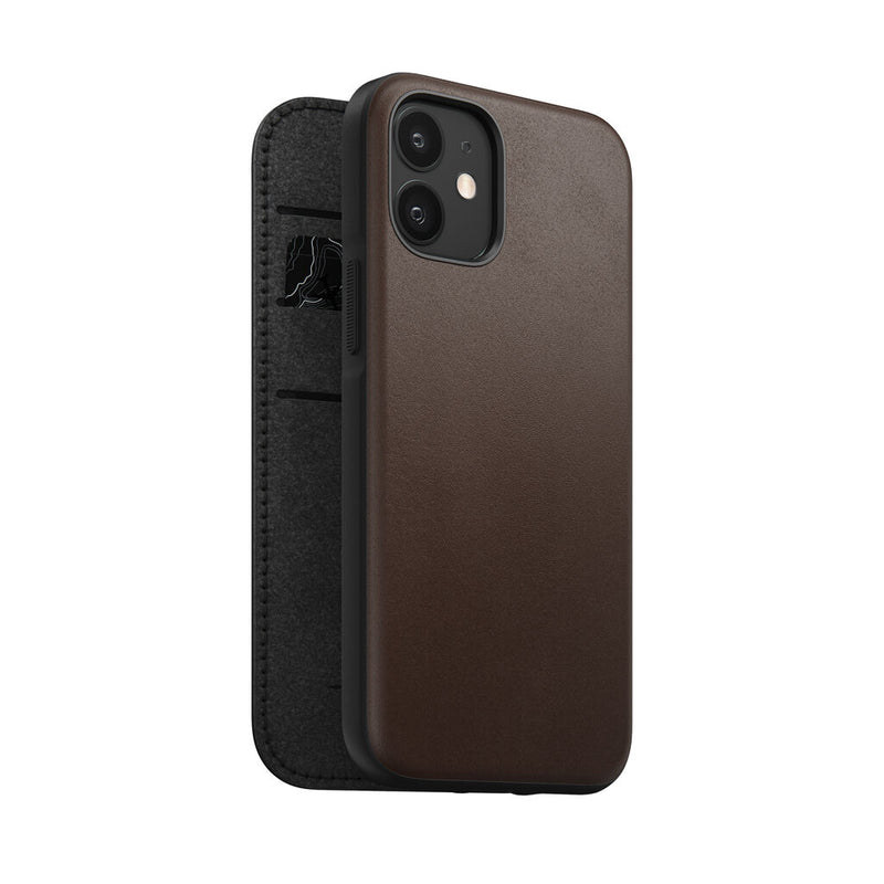 Nomad Rugged Folio Leather Case iPhone 12 Mini