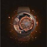 The Electricianz The Copper X-Edition Men Watch | 46-47mm | Copper and Grey Dial