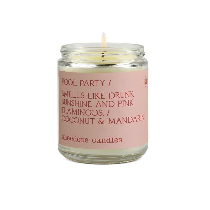 Anecdote Candles Pool Party Glass Jar Candle | Lemon and Lime