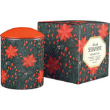 L'or de Seraphine Poinsettia Medium Candle | Citrus and Smokey Notes | 6.4 oz