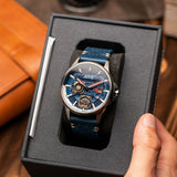 AVI-8 Watch Hawker Harrier Farley Multifunction | Genuine Leather Strap
