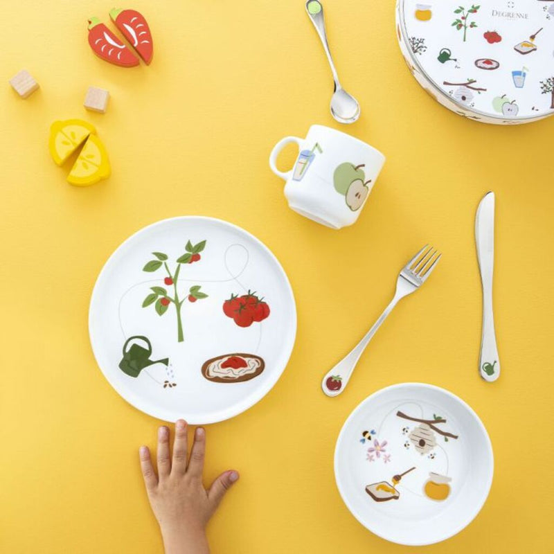 Degrenne Eveil Gourmand Tableware And Cutlery Children Gift Box | 7 Pieces