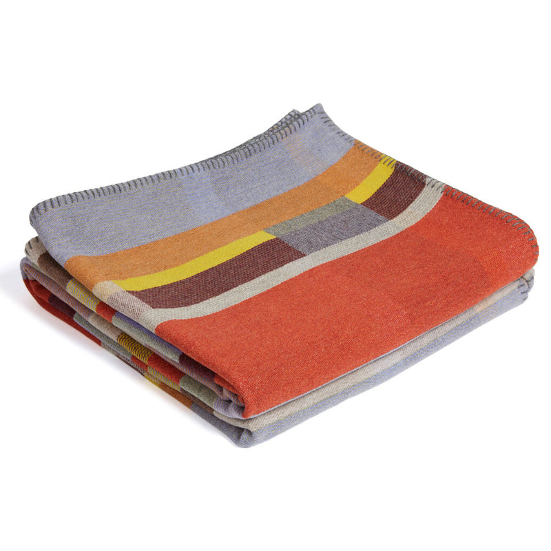 Wallace Sewell Cecil Lambswool Block Throw | Small