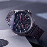AVI-8 Watch Hawker Harrier Farley Multifunction | Genuine Leather Strap