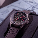 AVI-8 Watch Hawker Harrier Farley Multifunction | Genuine Leather Strap