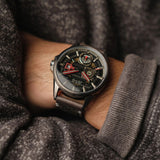 AVI-8 Watch Hawker Harrier Farley Multifunction | Genuine Leather Strap