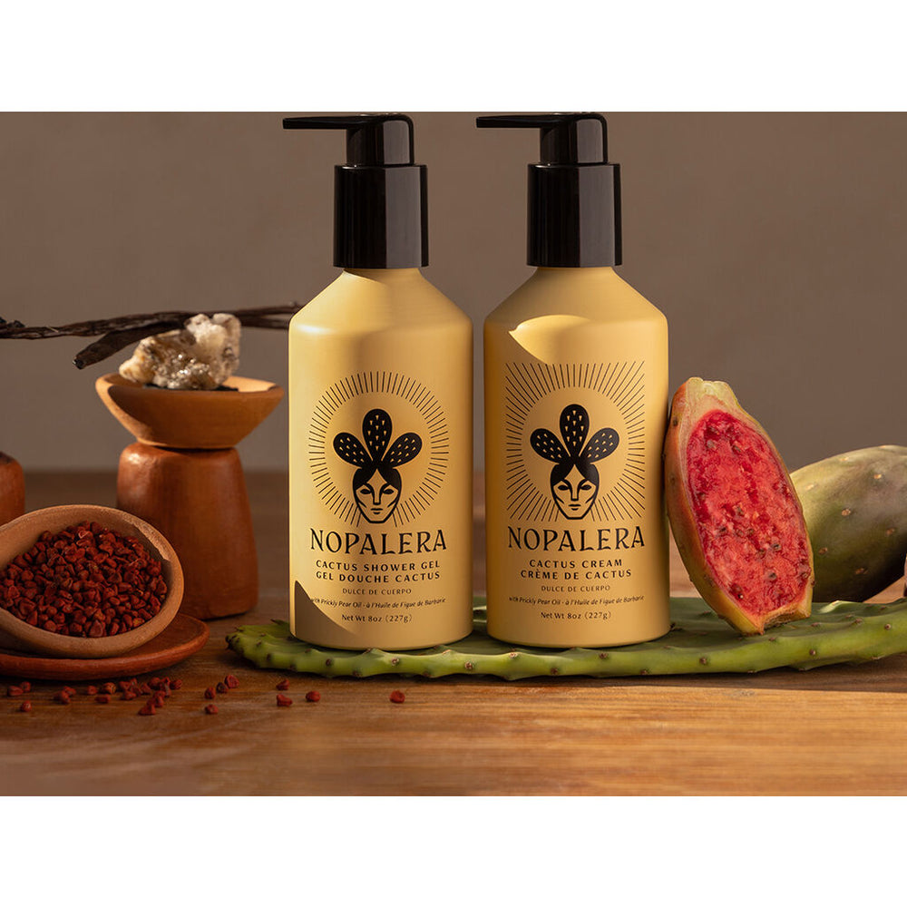 prickly pear cactus gel Nopalera Dulce de Cuerpo Shower Gel with Prickly Pear Oil and Blue Aga – Sportique