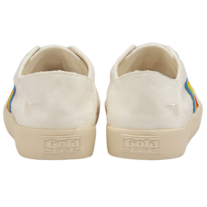 Gola Ladies Coaster Rainbow Weave Sneaker | Off White/Multi