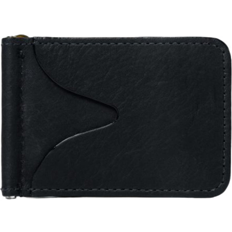 Moore & Giles Reclaimed Spring ID Wallet | Heirloom Black