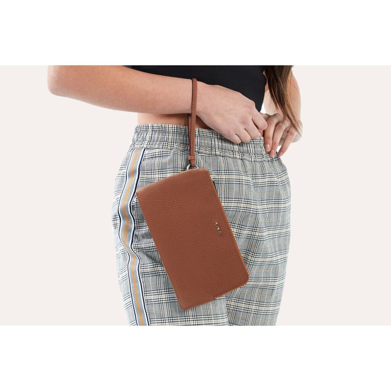 Kiko Leather Large Wristlet