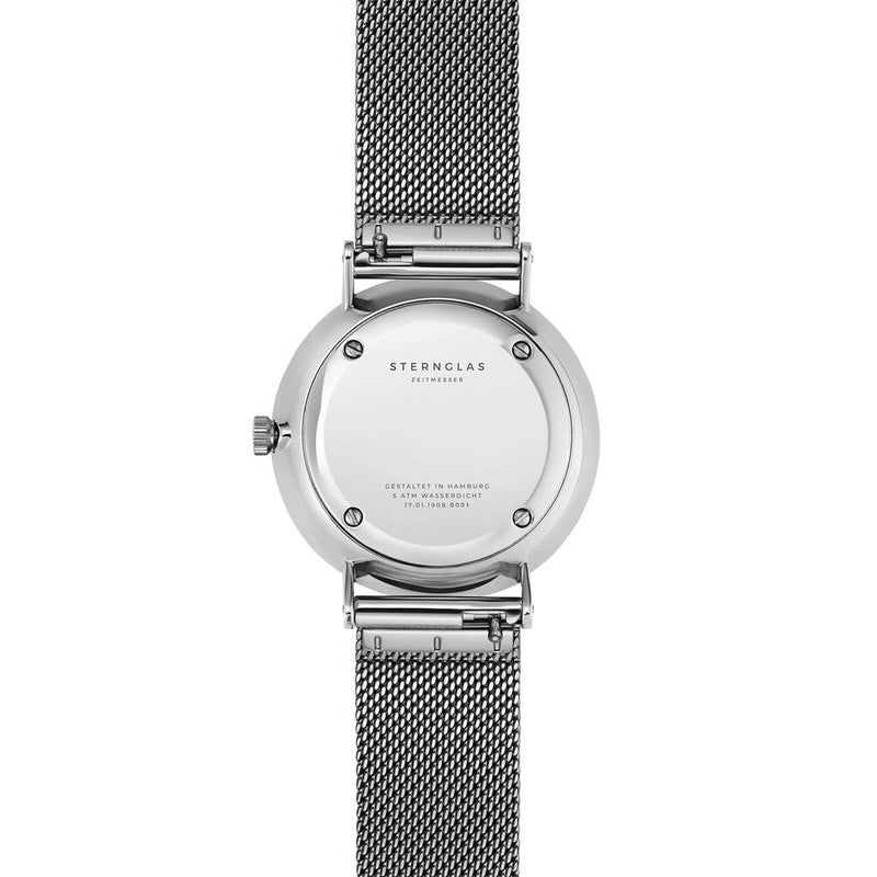 Sternglas Sinja Quartz SSJ31/400 Watch Milanaise Strap | Silver
