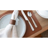 Moore & Giles Leather Placemat Set Of 4 | Mont Blanc Caramel