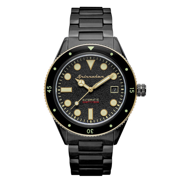 Spinnaker Cahill - Mid Size SP-5075-33 Automatic Watch | Black/Ionic