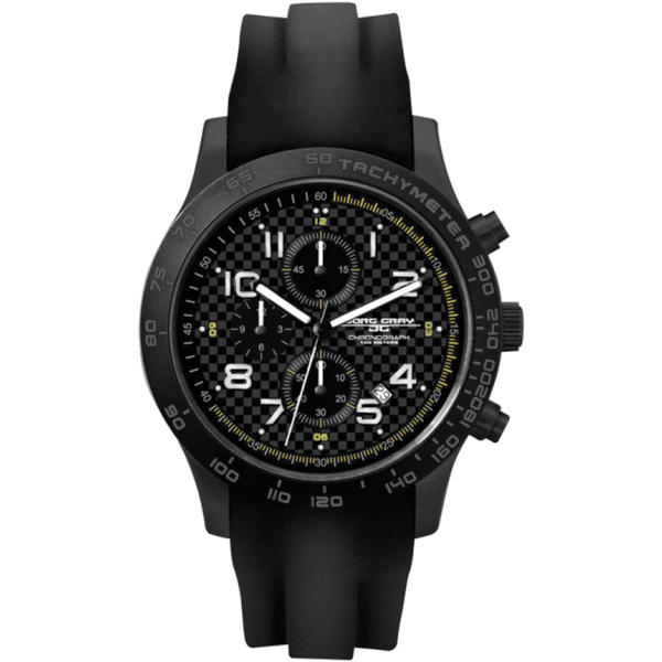 Jorg Gray JG2000-13 Black Chronograph Men's Watch | Rubber