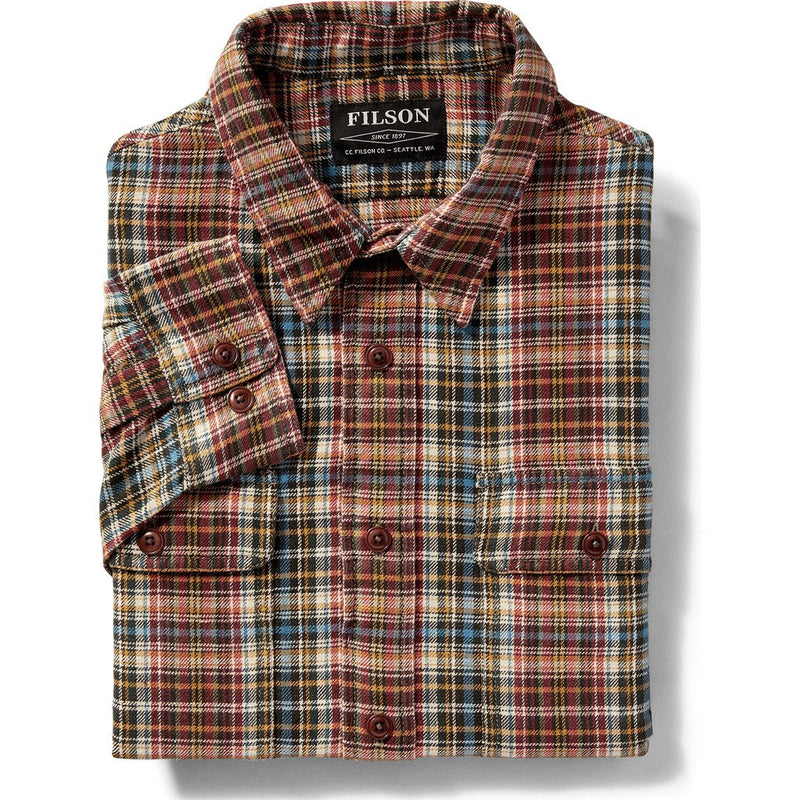 Filson Scout Shirt | Black/Red/Cream Plaid 20002860 L