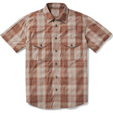 Filson Filson's Short Sleeve Feather Cloth Shirt | Brown/Cream Plaid 20008229 S