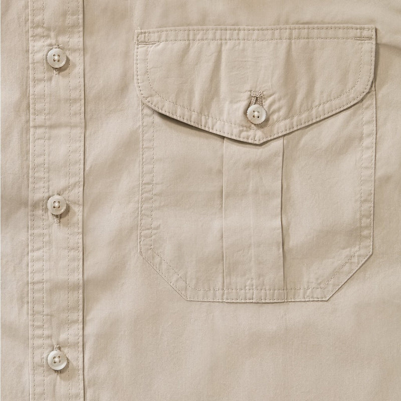 Filson Filson's Short Sleeve Feather Cloth Shirt Desert Tan – Sportique