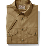 Filson Filson's Short Sleeve Feather Cloth Shirt | Rugged Tan 20008229 L