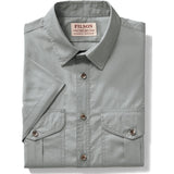 Filson Filson's Short Sleeve Feather Cloth Shirt | Smoke Blue 20008229 L