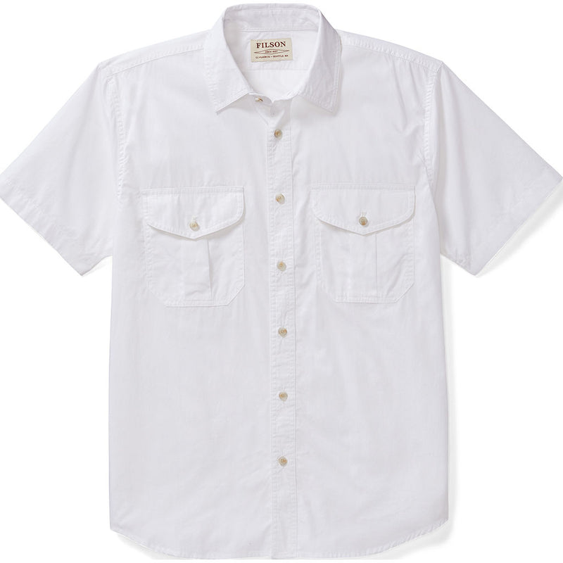 Filson Men's Feather Cloth Short Sleeve Shirt