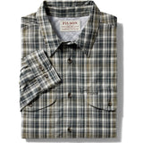Filson Twin Lakes Sports Shirt | Navy/White/Olive Plaid 20008231 M