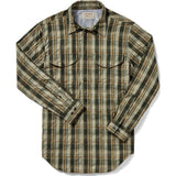 Filson Twin Lakes Sports Shirt | Green/Tan/Gold Plaid 20008232 M