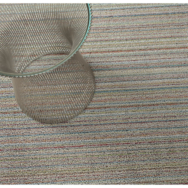 Chilewich Skinny Stripe Shag Mat |  Soft Multi - 200134-011