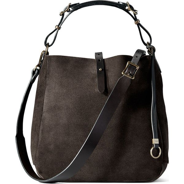 Filson Rugged Suede Hobo Shoulder Bag in Dark Tobacco – Sportique
