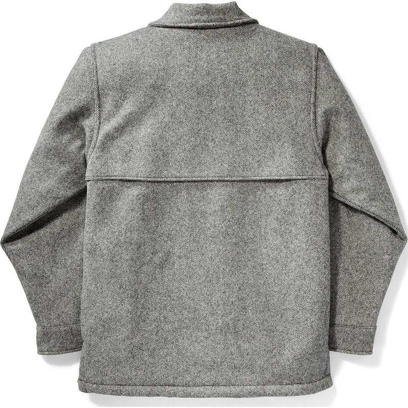 Filson Lined Wool Cape Coat | Gray Black Twill- 20027479GrayBlkTw--M