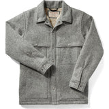 Filson Lined Wool Cape Coat | Gray Black Twill- 20027479GrayBlkTw--XS