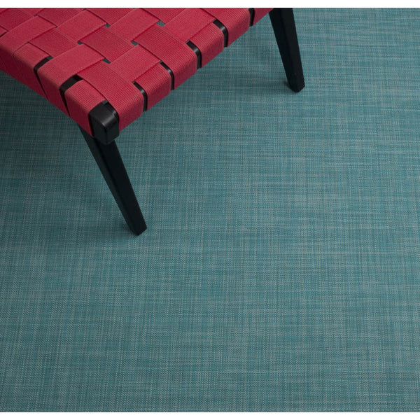 Chilewich LTX 23x36 Mini Basketweave Floor Mat | Turquoise - 200449-019