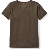 Filson Women's Whidbey Henley T-Shirt | Cotton S -Coffee Brown