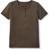 Filson Women's Whidbey Henley T-Shirt | Cotton XS -Coffee Brown 20049638